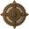 Ekena Millwork Haylynn Ceiling Medallion (Fits Canopies up to 1 1/4"), 29 1/8"OD x 1 1/4"ID x 4"P, Rubbed Bronze CM29HYRZS - alternate 1